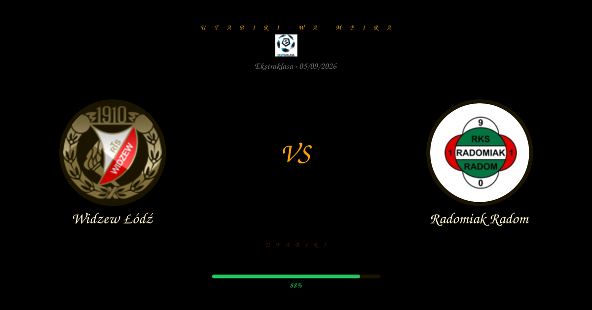 Widzew Łódź vs Radomiak Radom Utabiri na Uchambuzi | Ekstraklasa | 05/09/2026